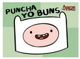 Adventure Time Puncha Yo Buns Magnet