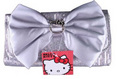 Hello Kitty Silver Sequin Bow Clutch