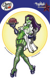 Frank's Assistant Zombie Pinup Sticker