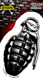Printed Shrapnel Grenade Sticker