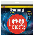 Doctor Who Heart Heart Dr Car Magnet