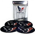Houston Texans 16oz Pint Glass with Coaster Set