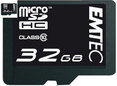 Emtec MicroSDHC CL10 32GB w/ Adapter