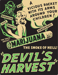 Devil's Harvest Tin Sign