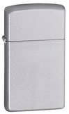 Slim Satin Chrome Zippo in Blister Pack