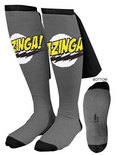 Big Bang Theory Bazinga Batman Cape Socks