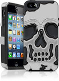 iPhone 5, Skull, Silver