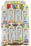 Give A Hoot Owl Keychain