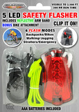 BLAZING LED 5 LED Safety Bike Flasher