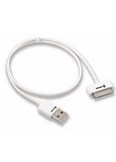 Steren 30-pin to USB Apple Certified Charging Cable - 3 ft (White)