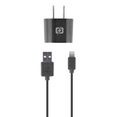 Glow Wall Charger  w det Lightning Cable Black