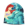 Little Mermaid Ariel Sublimated Slight Slouch Beanie