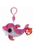 Sparkles Pink Dolphin Bag Clip