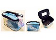 Frozen Cosmetic Bag with Mirror
