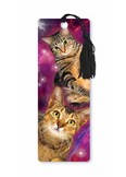 Cats In Space Lenticular Bookmark