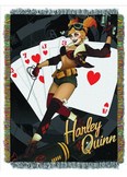 DC BOMBSHELLS HARLEY QUINN WOVEN TAPESTRY BLANKET PX