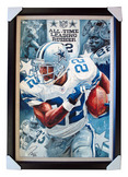 Autographed Emmit Smith Framed Canvas